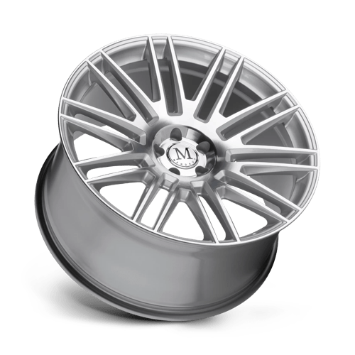 Mandrus Estate 21x10 Gloss Silver w/Mirror Face 20mm ET 66.56mm CB 5x112