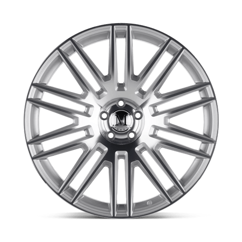 Mandrus Estate 21x10 Gloss Silver w/Mirror Face 20mm ET 66.56mm CB 5x112