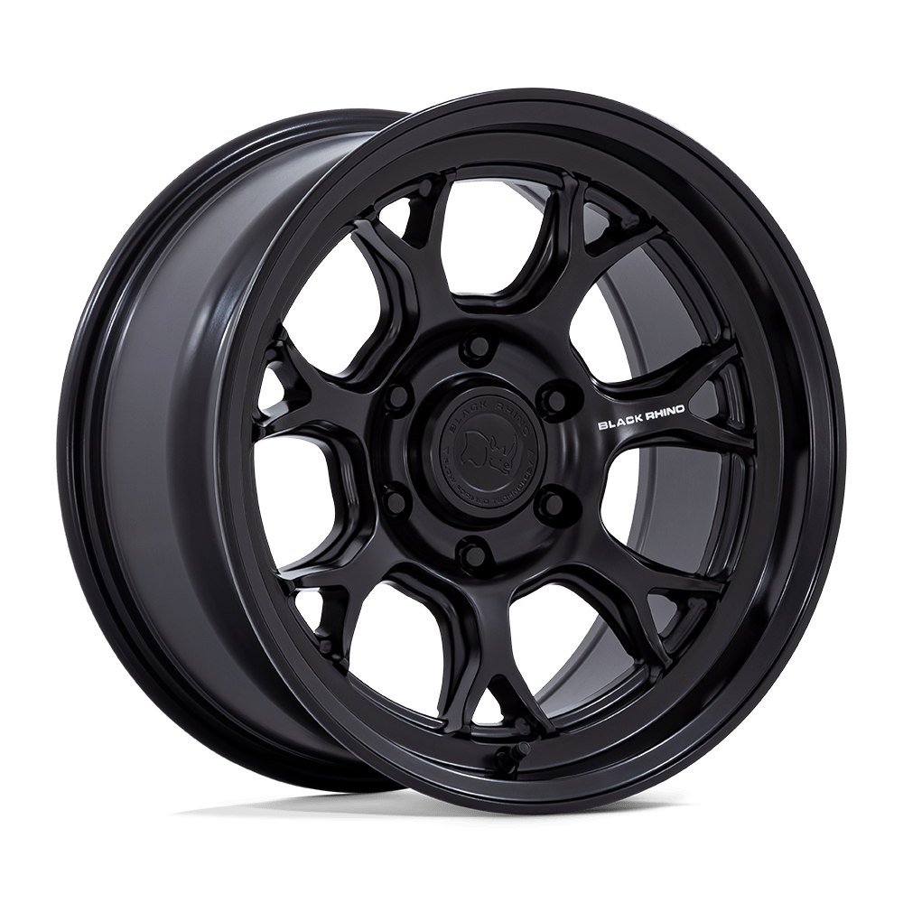 Black Rhino Hard Alloys BR017 Etosha 17x8.5 Matte Black -10mm ET 71.5mm CB 5x127