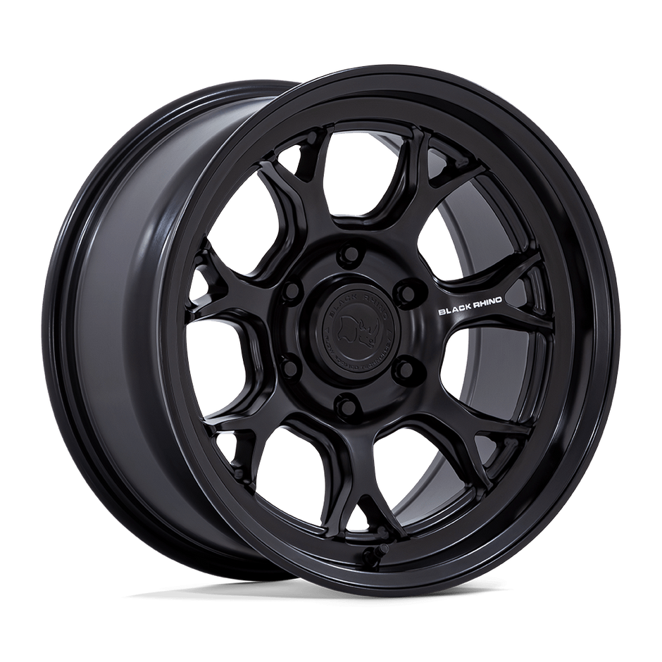 Black Rhino Hard Alloys BR017 Etosha 17x8.5 Matte Black -10mm ET 71.5mm CB 5x127