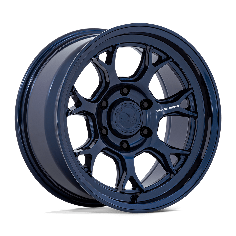 Black Rhino Hard Alloys BR017 Etosha 17x8.5 Gloss Midnight Blue -10mm ET 71.5mm CB 5x127