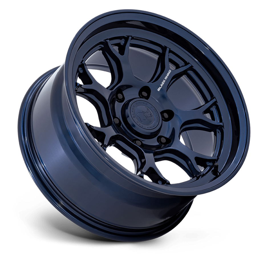 Black Rhino Hard Alloys BR017 Etosha 17x8.5 Gloss Midnight Blue -10mm ET 71.5mm CB 5x127