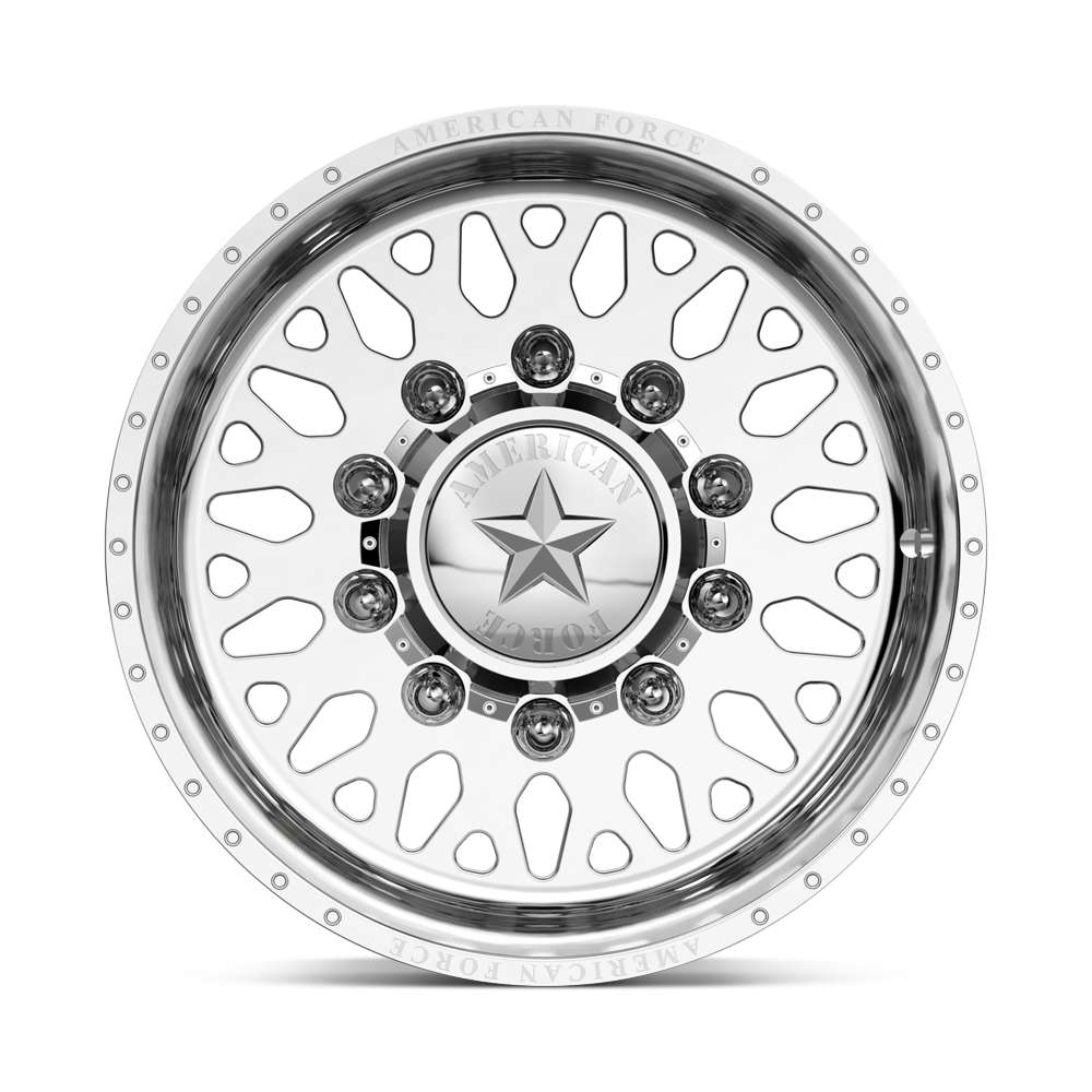 American Force Evo SD forged wheels in polished finish, face view