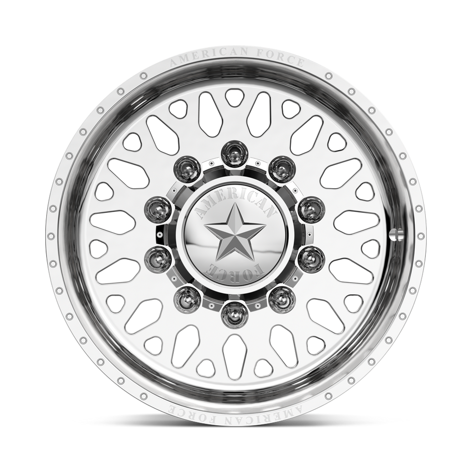 American Force Evo SD forged wheels in polished finish, face view