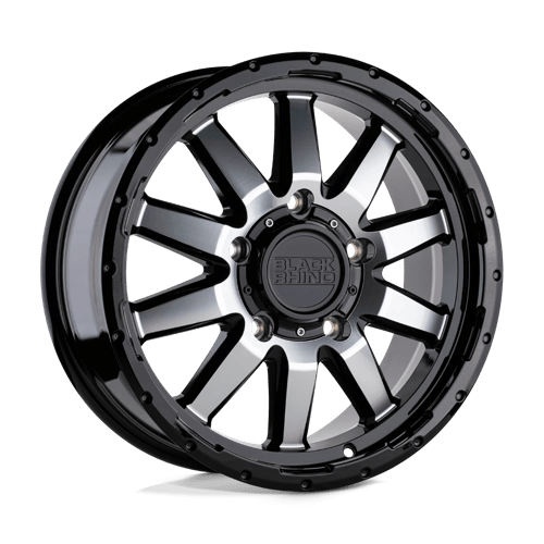 Black Rhino Hard Alloys Excursion 17x7.5 Gloss Black w/Mirror Face 35mm ET 112.1mm CB 6x139.7