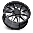 Black Rhino Hard Alloys Excursion 17x7.5 Gloss Black w/Mirror Face 35mm ET 112.1mm CB 6x139.7