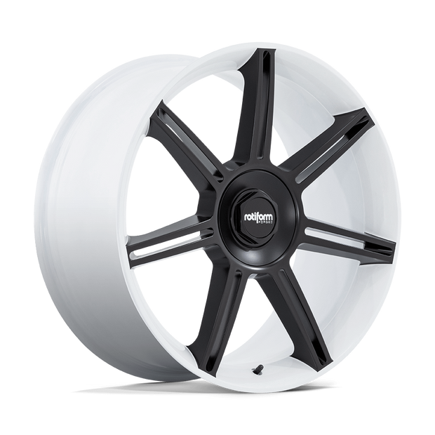 Rotiform FRA 22x12 Gloss White w/Matte Black Spokes 60mm ET 71.5mm CB 5x130