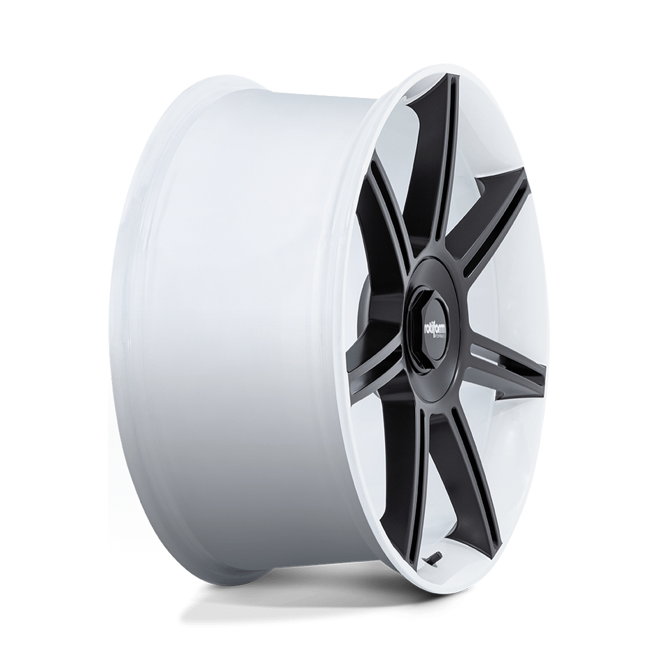 Rotiform FRA 22x12 Gloss White w/Matte Black Spokes 60mm ET 71.5mm CB 5x130