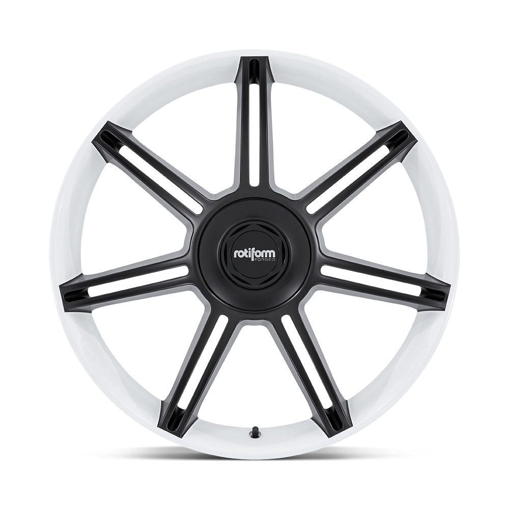 Rotiform FRA 22x12 Gloss White w/Matte Black Spokes 60mm ET 71.5mm CB 5x130