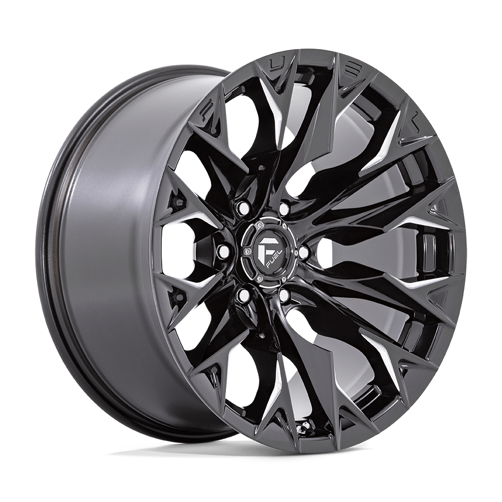 Fuel Wheels D803 Flame 20x10 Gloss Black Milled -18mm ET 125.1mm CB 8x170