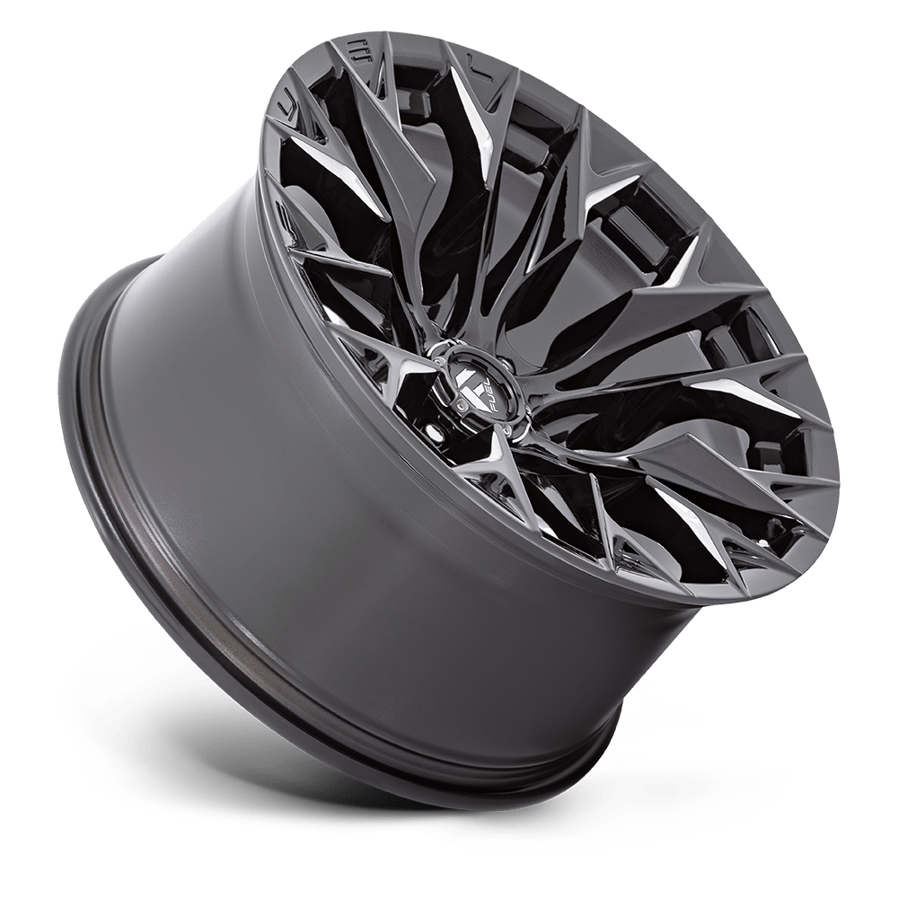 Fuel Wheels D803 Flame 20x10 Gloss Black Milled -18mm ET 125.1mm CB 8x170
