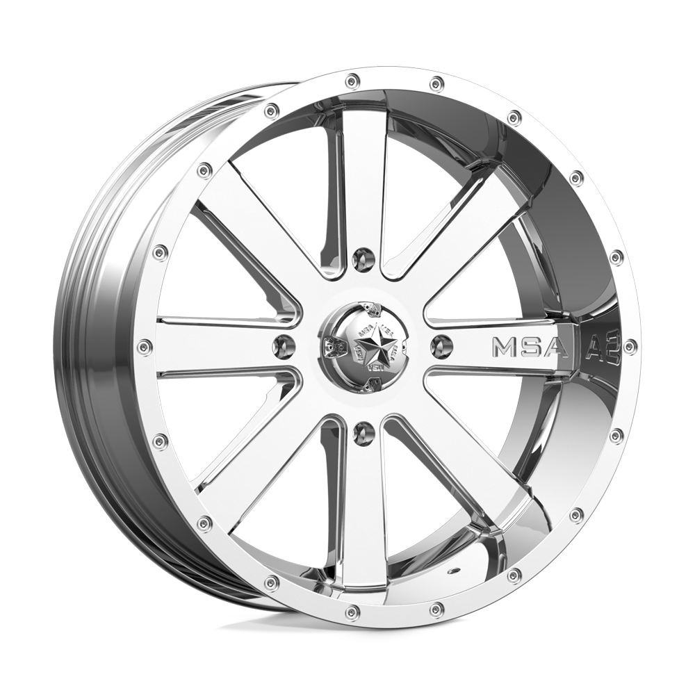 MSA Offroad Wheels M34 Flash 18x7 Chrome 0mm ET 112.1mm CB 4x137