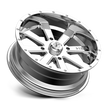 MSA Offroad Wheels M34 Flash 18x7 Chrome 0mm ET 112.1mm CB 4x137