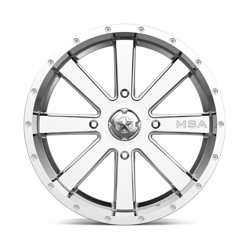 MSA Offroad Wheels M34 Flash 18x7 Chrome 0mm ET 112.1mm CB 4x137