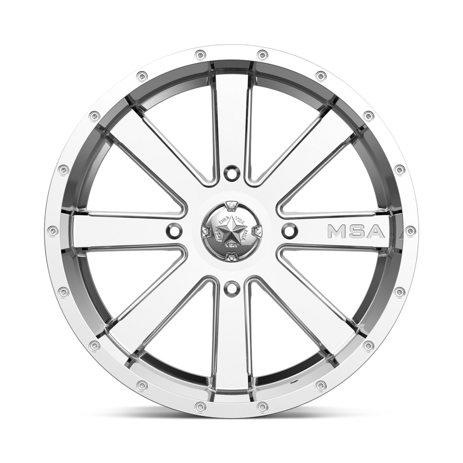 MSA Offroad Wheels M34 Flash 18x7 Chrome 0mm ET 112.1mm CB 4x137