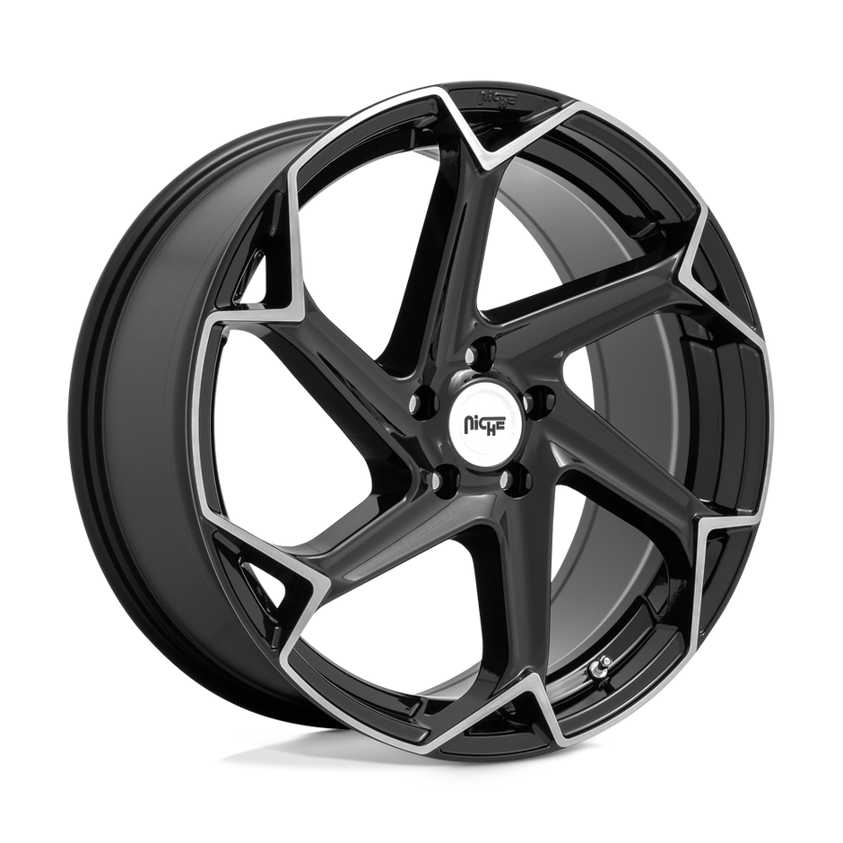 Niche M255 Flash 20x10.5 Gloss Black Brushed 35mm ET 72.56mm CB 5x120