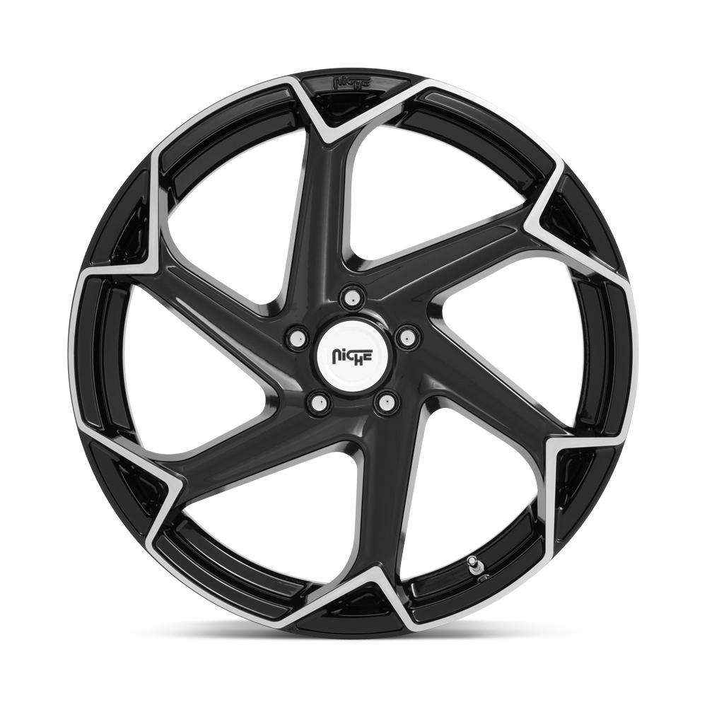 Niche M255 Flash 20x10.5 Gloss Black Brushed 35mm ET 72.56mm CB 5x120