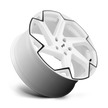 Niche M257 Flash 20x10.5 Gloss White w/Black 35mm ET 72.56mm CB 5x120