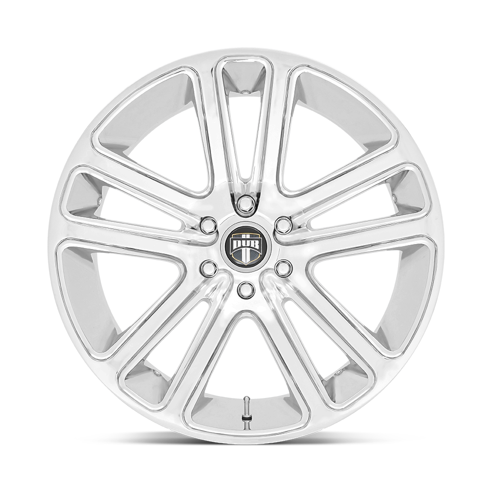 DUB Wheels S254 Flex 26x10 Chrome 10mm ET 78.1mm CB 5x127