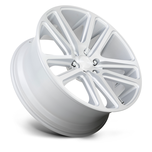 DUB Wheels S257 Flex 26x10 Gloss Silver w/Brushed Face 30mm ET 87.1mm CB 6x135