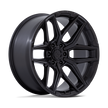 Fuel Wheels Flux 17x9 Blackout 1mm ET 71.5mm CB 5x127