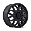 Fuel Wheels D871 Flux Dually-Front 20x8.25 Blackout 104mm ET 154.3mm CB 8x210