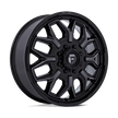 Fuel Wheels D875 Flux Dually-Front 22x8.25 Gloss Black & Brushed Face w/Gray DDT 104mm ET 142mm CB 8x200