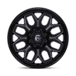 Fuel Wheels D875 Flux Dually-Front 22x8.25 Gloss Black & Brushed Face w/Gray DDT 104mm ET 154.3mm CB 8x210