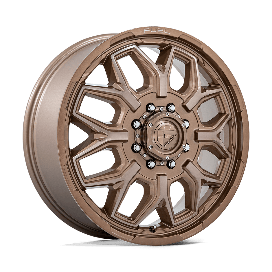 Fuel Wheels D876 Flux Dually-Front 20x8.25 Platinum Bronze 104mm ET 125.1mm CB 8x170
