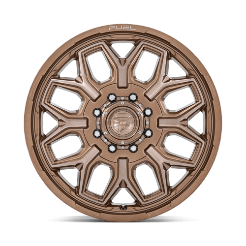Fuel Wheels D876 Flux Dually-Front 22x8.25 Platinum Bronze 104mm ET 142mm CB 8x200