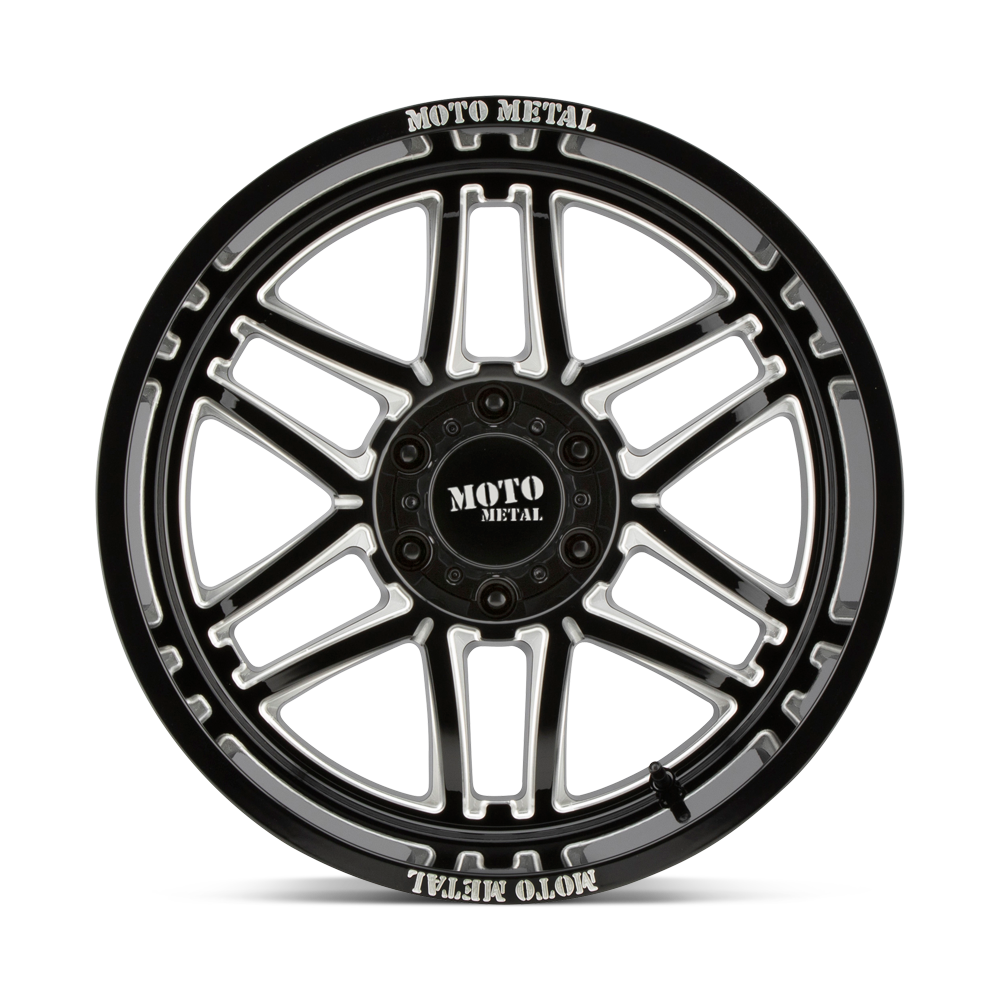 Moto Metal MO992 Folsom 20x9 Gloss Black Milled 18mm ET 66.9mm CB 6x120