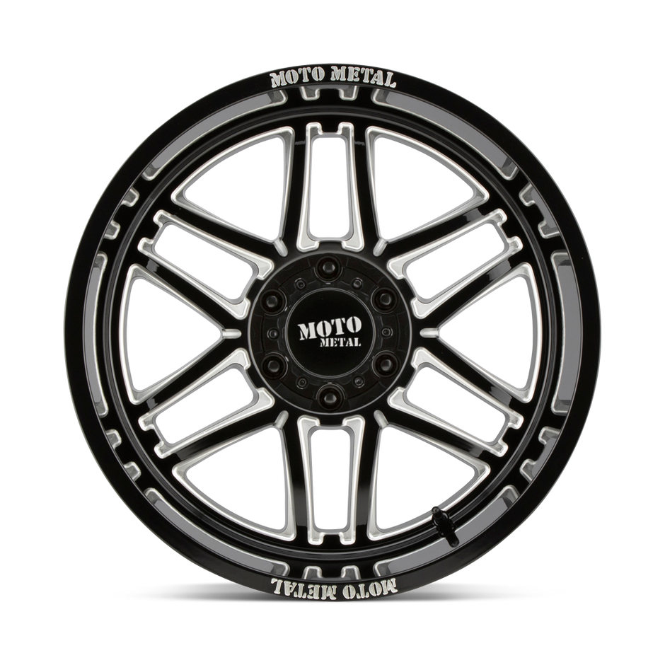 Moto Metal MO992 Folsom 20x9 Gloss Black Milled 18mm ET 66.9mm CB 6x120