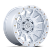 Fuel Wheels FC884 Fortress 17x8.5 Gloss Silver w/Machined Face 0mm ET 71.5mm CB 5x127