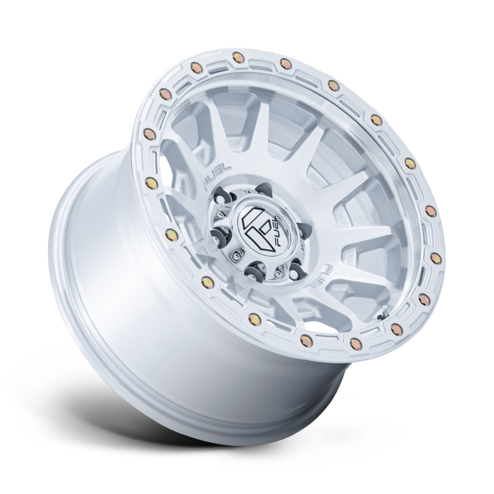 Fuel Wheels FC884 Fortress 17x8.5 Gloss Silver w/Machined Face 0mm ET 71.5mm CB 5x127