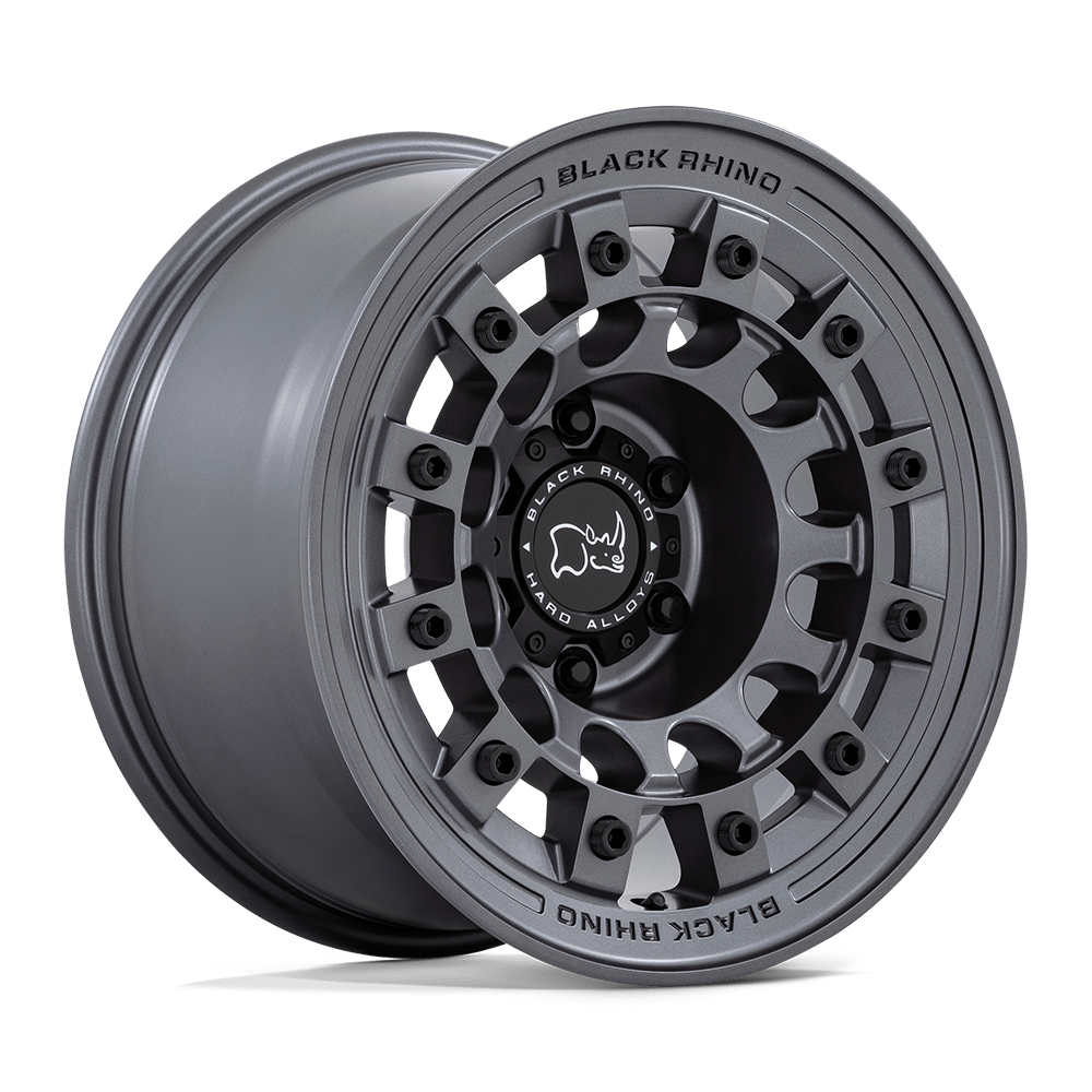 Black Rhino Hard Alloys Fuji 17x8 Matte Gunmetal 30mm ET 72.56mm CB 5x114.3