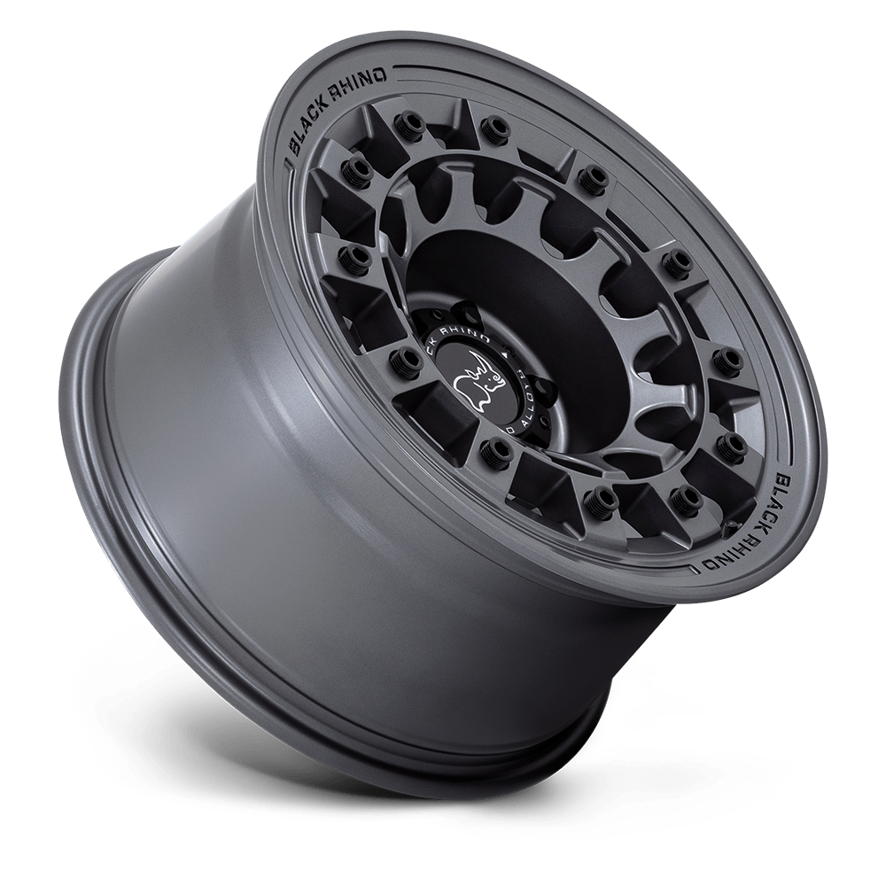 Black Rhino Hard Alloys Fuji 17x8 Matte Gunmetal 30mm ET 72.56mm CB 5x114.3
