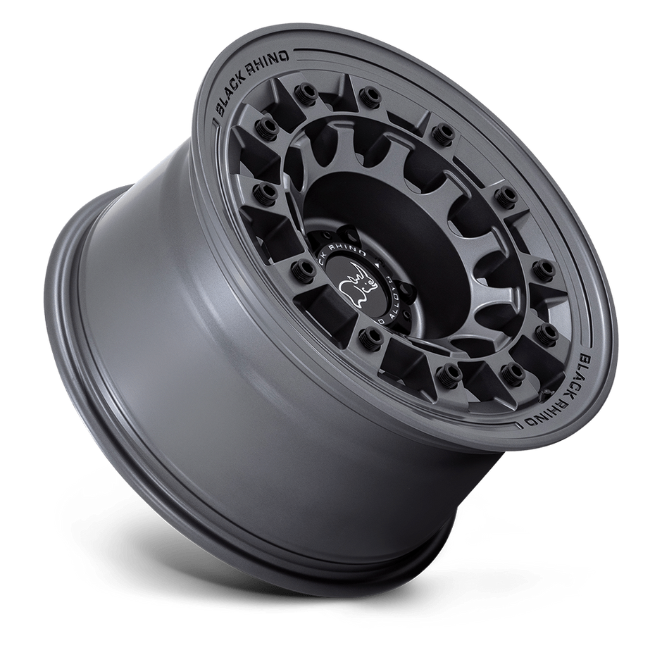 Black Rhino Hard Alloys Fuji 17x8 Matte Gunmetal 30mm ET 72.56mm CB 5x114.3