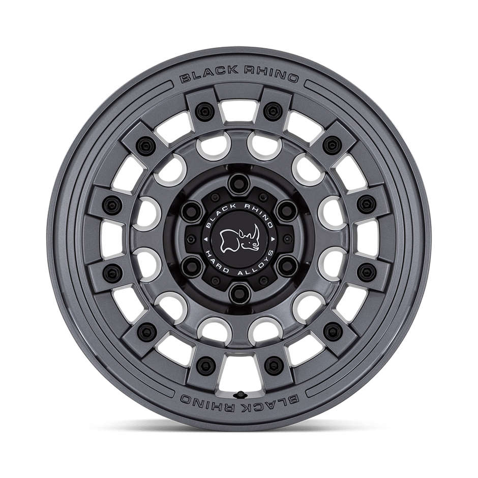 Black Rhino Hard Alloys Fuji 17x8 Matte Gunmetal 30mm ET 72.56mm CB 5x114.3