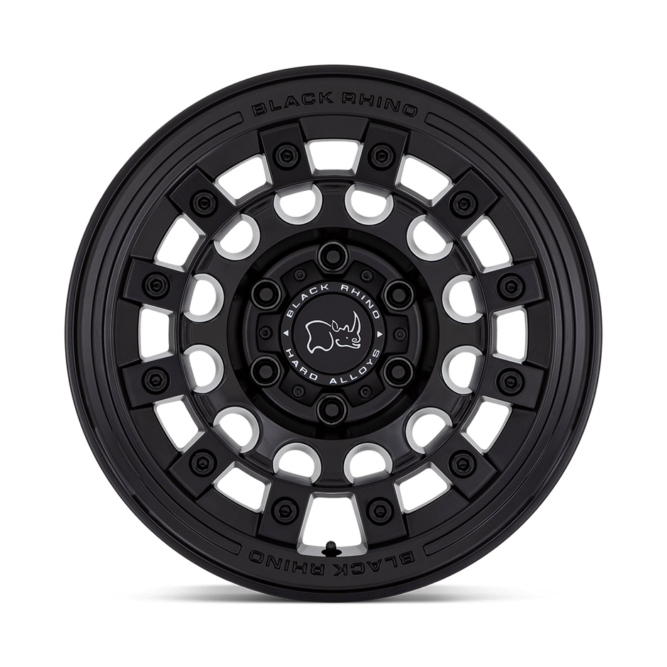Black Rhino Hard Alloys Fuji 17x8 Matte Black 20mm ET 72.56mm CB 5x114.3