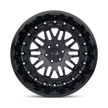 Black Rhino Hard Alloys Fury 18x9.5 Gloss Black 12mm ET 87.1mm CB 6x135
