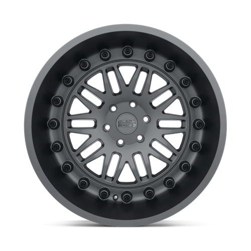 Black Rhino Hard Alloys Fury 20x9.5 Matte Gunmetal -18mm ET 71.5mm CB 5x127