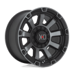 XD Wheels XD852 Gauntlet 17x9 Satin Black w/Gray Tint wheel