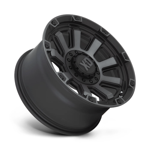 XD Wheels XD852 Gauntlet 20x9 Satin Black w/Gray Tint wheel