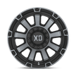 XD Wheels XD852 Gauntlet 20x9 Satin Black w/Gray Tint wheel