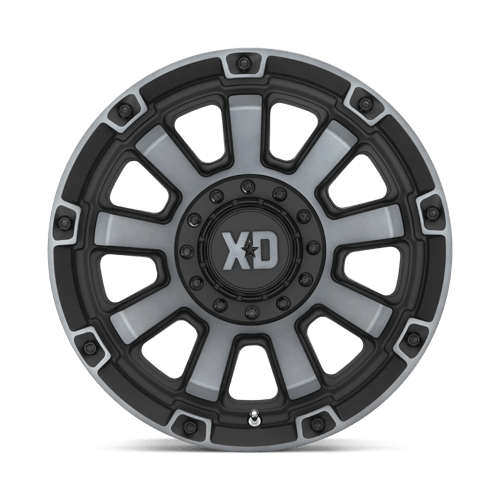 XD Wheels XD852 Gauntlet 20x9 Satin Black w/Gray Tint wheel