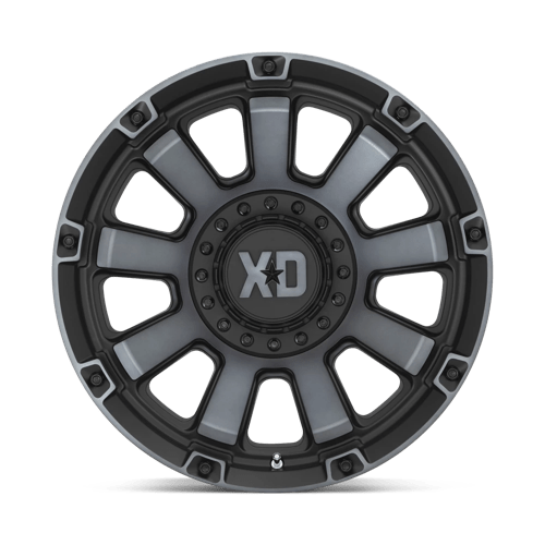 XD Wheels XD852 Gauntlet 20x10 Satin Black w/Gray Tint -18mm ET 106.1mm CB 6x135/6x139.7 wheel
