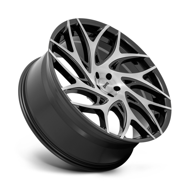 DUB Wheels S260 G.O.A.T. 26x10 Brushed Face w/Gloss Black Dark Tint Spokes 15mm ET 71.5mm CB 5x115