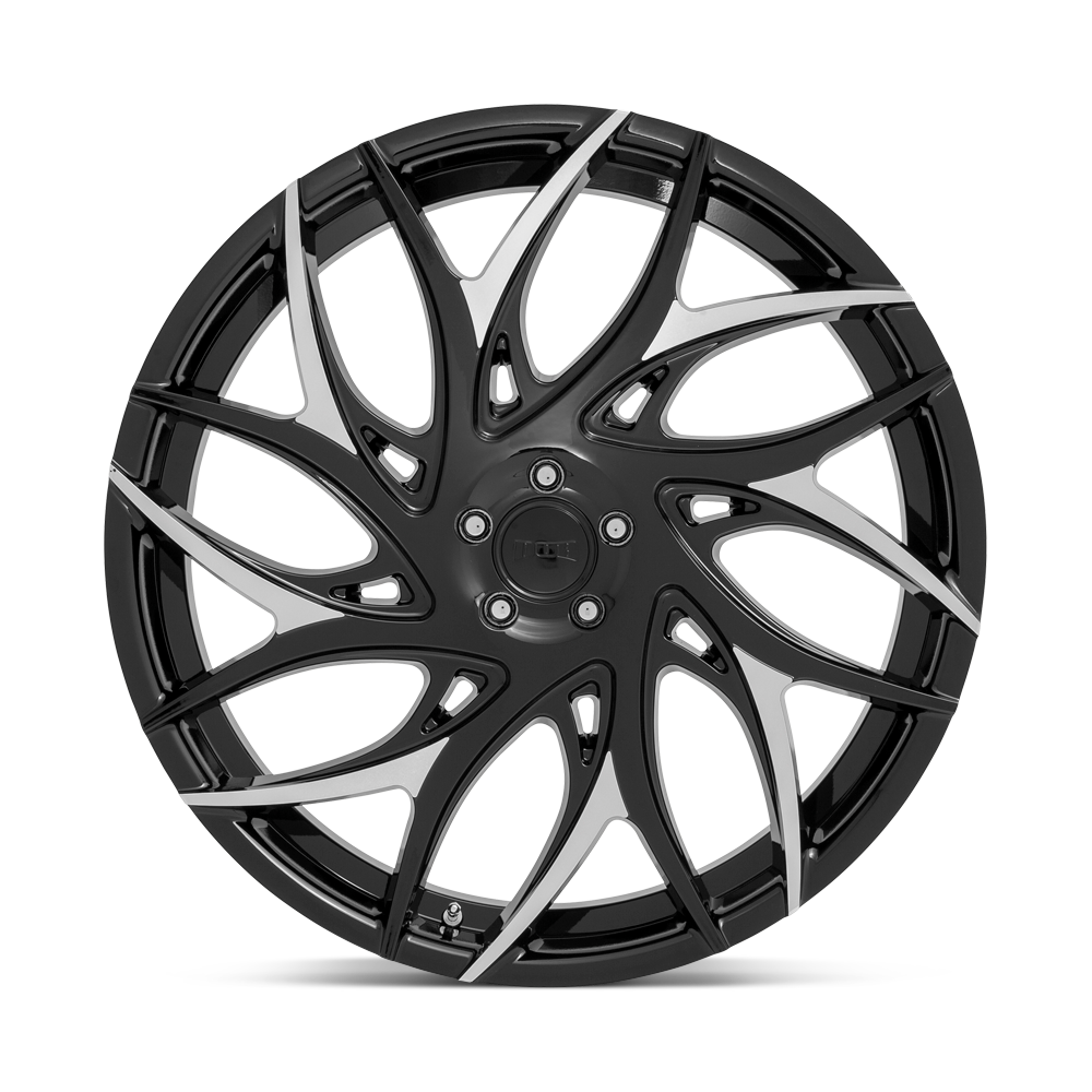 DUB Wheels S259 G.O.A.T. 24x10 Gloss Black w/Machined Spokes 15mm ET 71.5mm CB 5x115