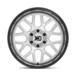 XD Wheels XD849 Grenade II 20x9 Brushed Milled w/Gloss Black Lip wheel