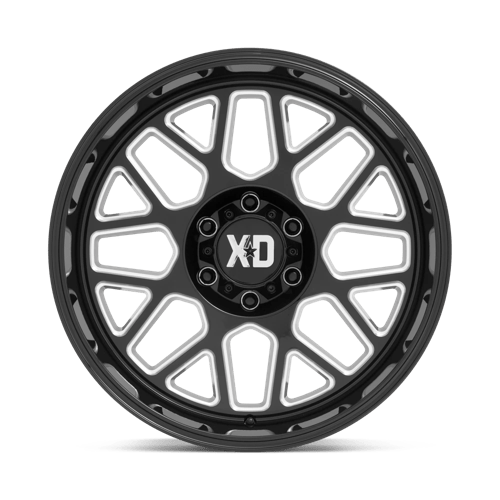 XD Wheels XD849 Grenade II 18x9 Gloss Black Milled wheel